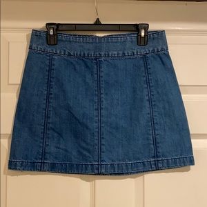Free People Denim Skirt